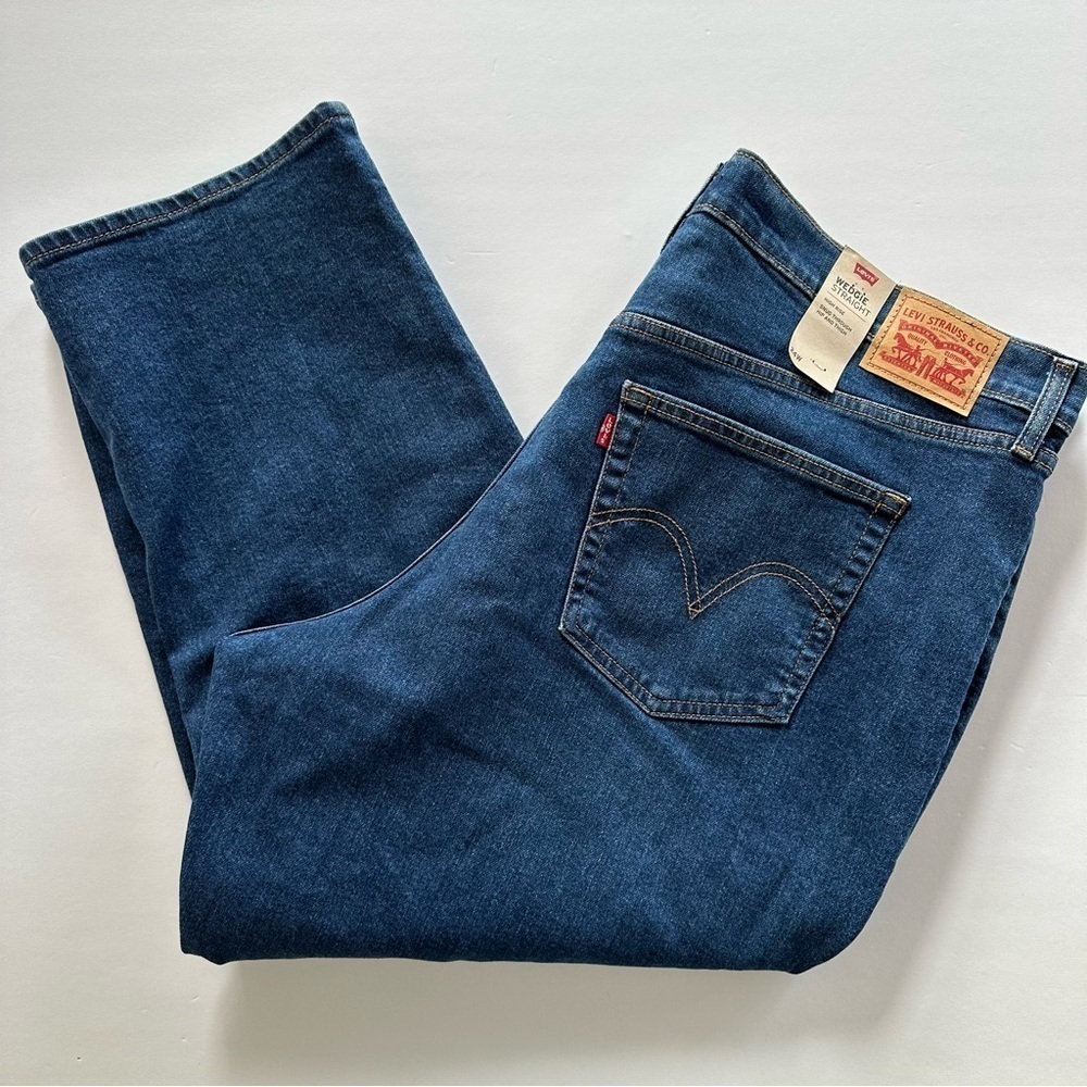 New Levi's Wedgie Straight Button Fly Size 24W Denim Jeans